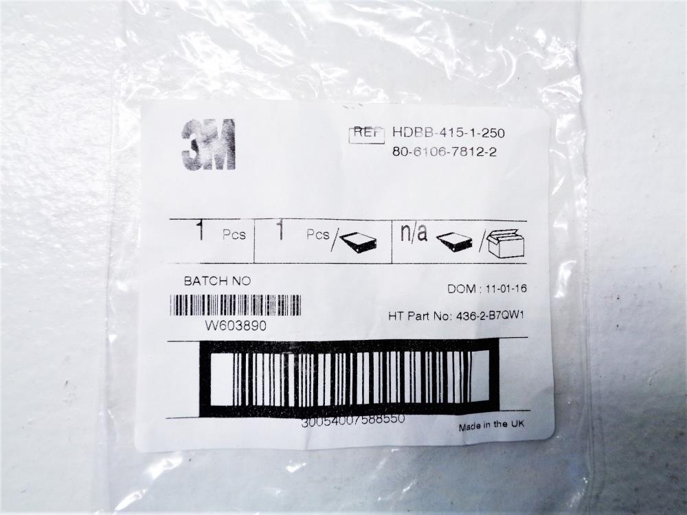Lot of (10) 3M Heat Shrinkable Cable Breakout Boot 4-Way Outlet HDBB-415-1-250 